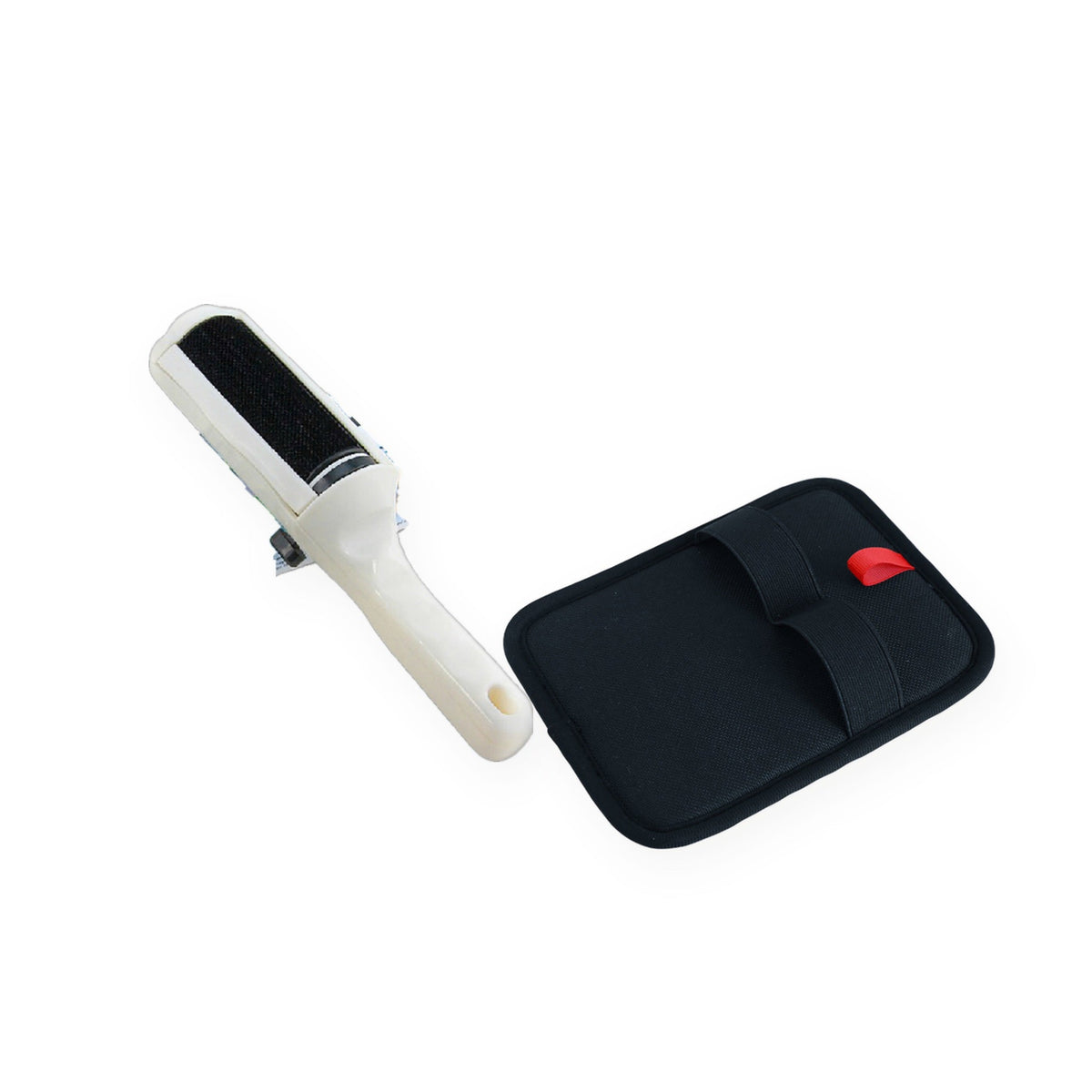 Pet hair roller and deshedding mitt